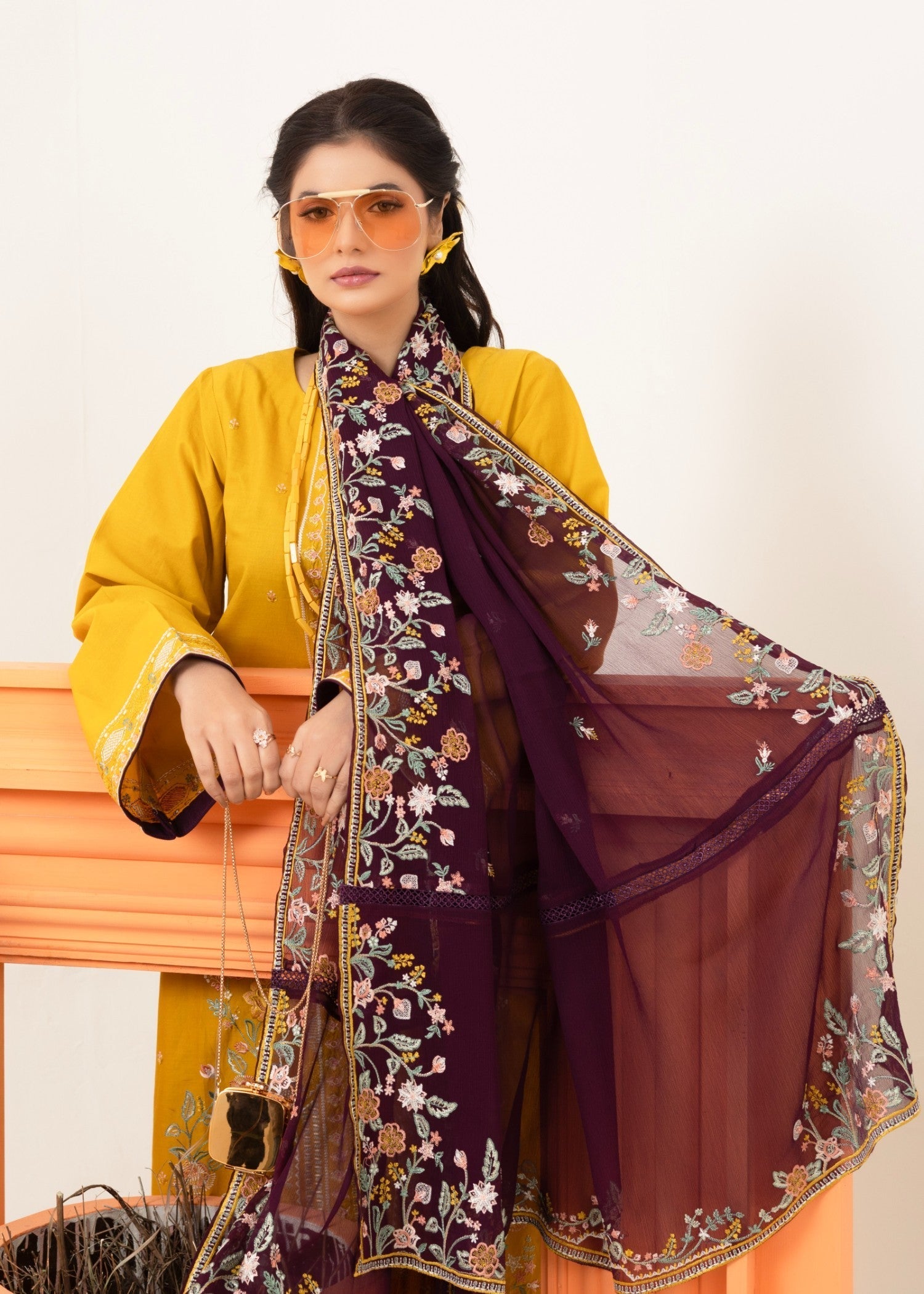 Style Saga 2238 Yellow Women 3pcs