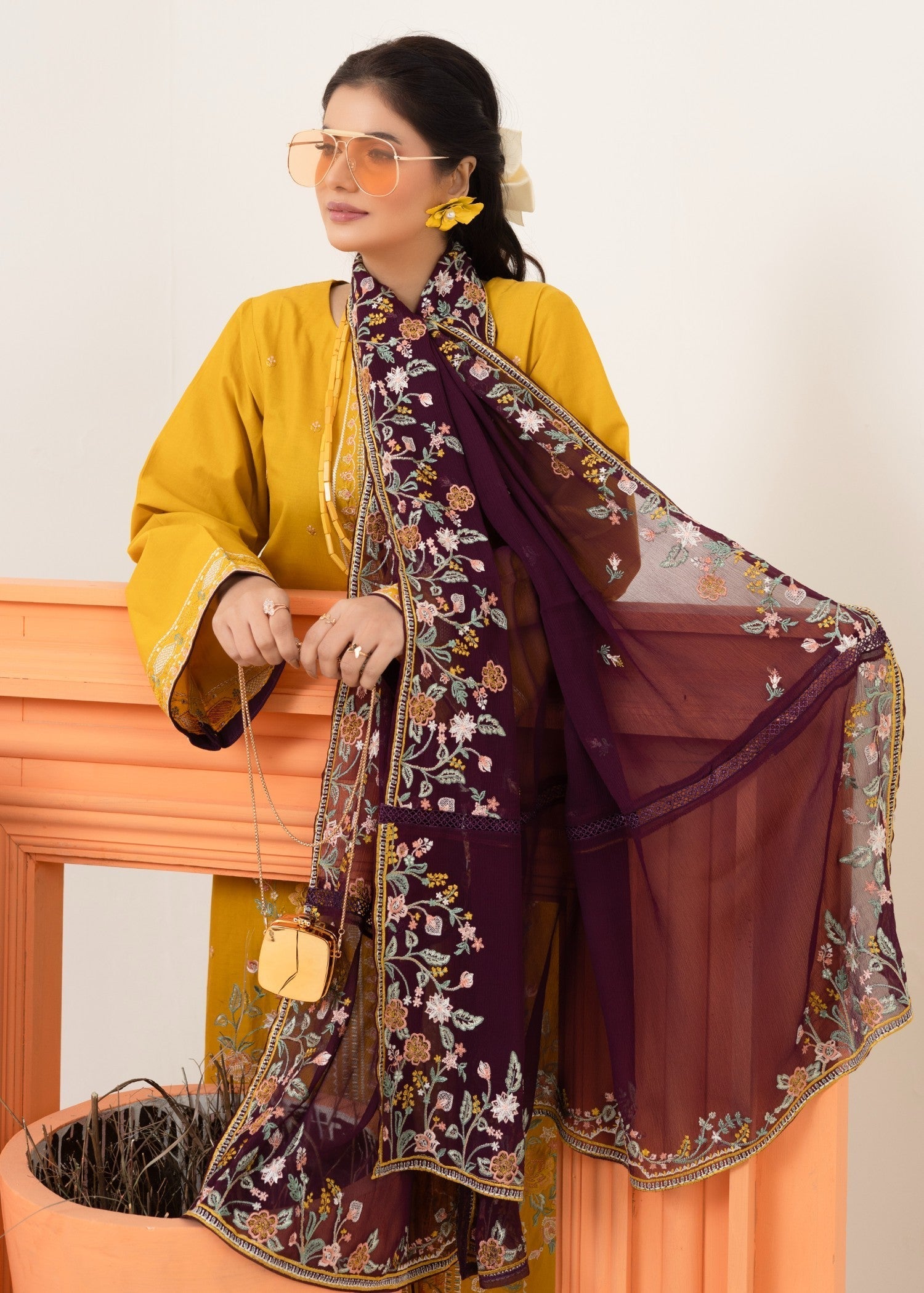 Style Saga 2238 Yellow Women 3pcs