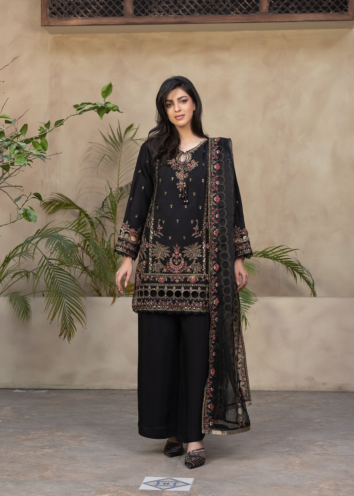 Bin Tayyab (BT006048 BLK) Women 3pcs
