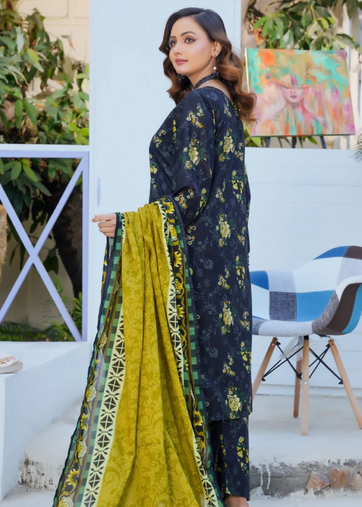 Pehnawa Basics PRINTED LAWN A006 Women 3pcs