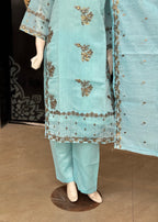 Noir Stitched jp52 Blue pp Women 3pcs