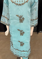 Noir Stitched jp52 Blue pp Women 3pcs