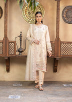 Bin Tayyab (BT006046 CRM) Women 3pcs
