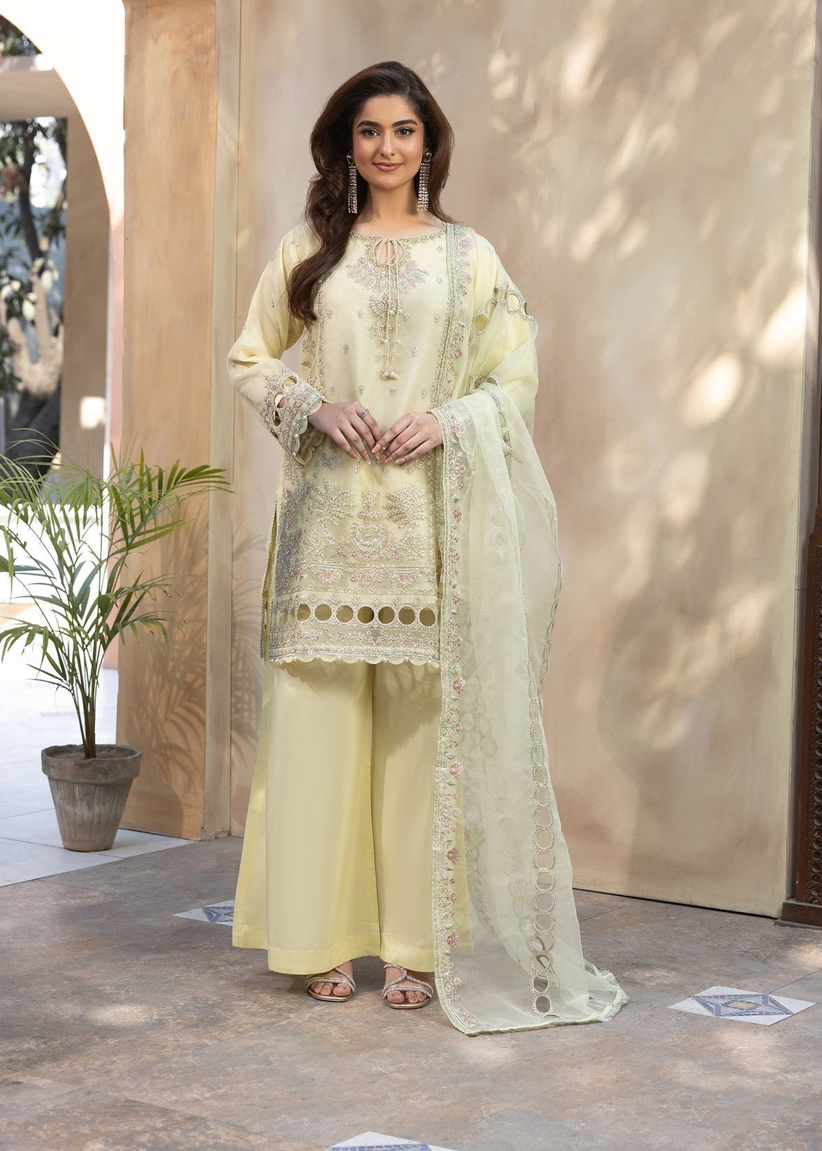 Bin Tayyab (BT006048 1 LMN) Women 3pcs
