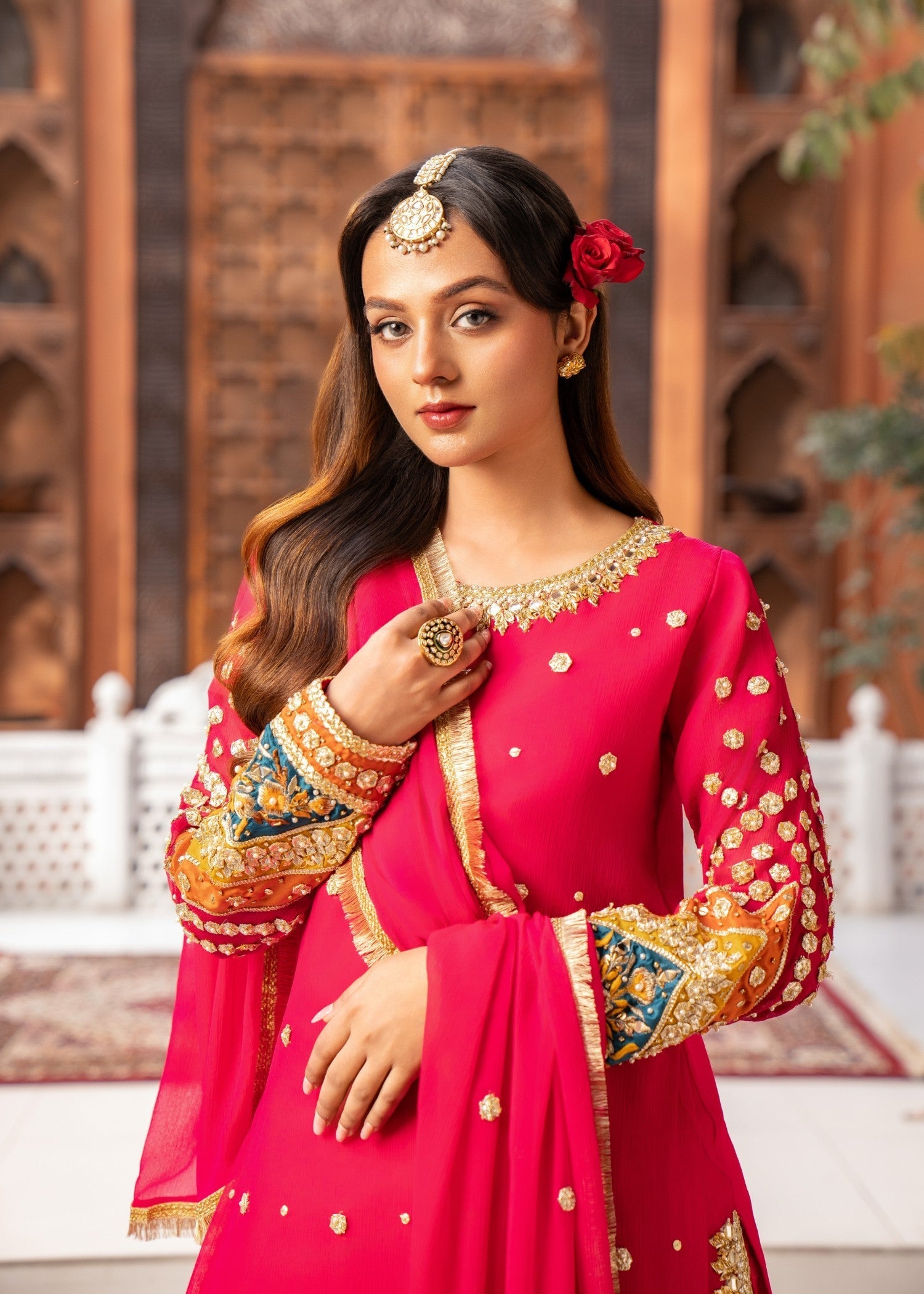 Maira Fashion Dark Pink Women 3pcs