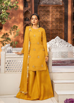 Maira Fashion Mustered Sharara Women 3pcs