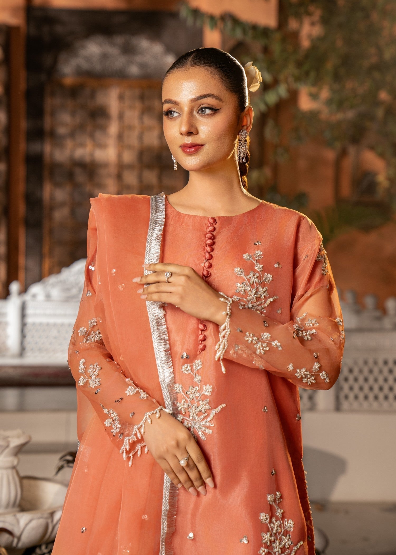 Maira Fashion Peach Kurta Set 09 Women 3pcs