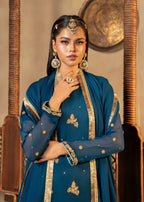 Maira Fashion Blue Sharara 10 Women 3pcs