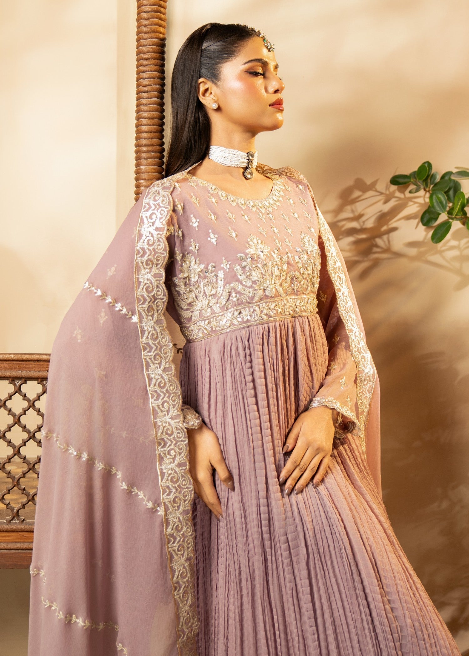 Maira Fashion Lilac Pishwas 13 Women 3pcs