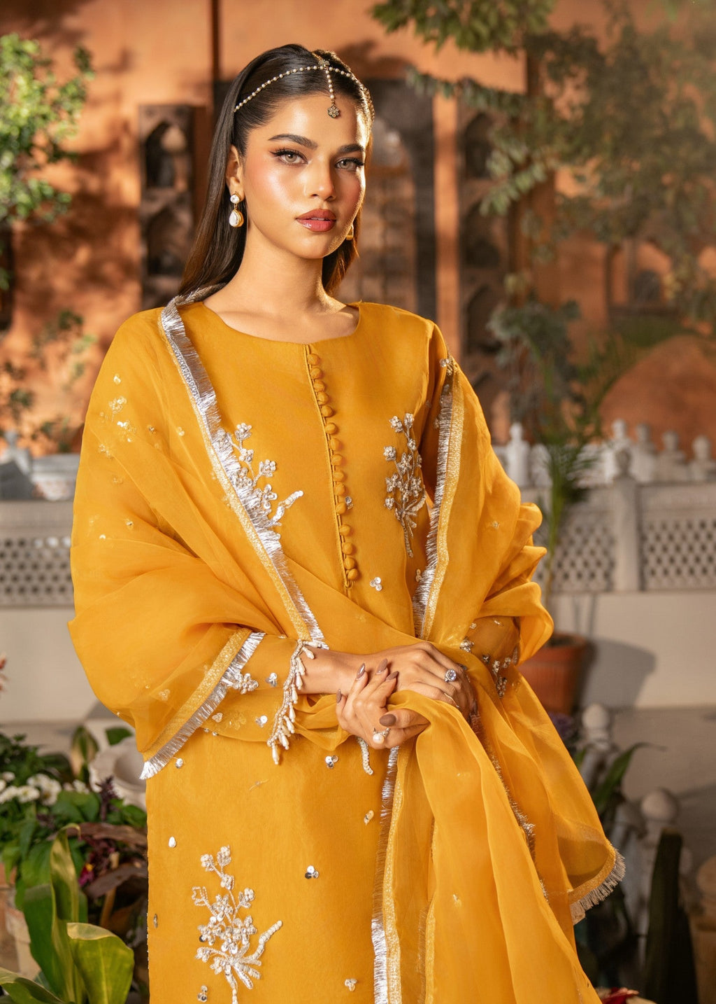 Maira Fashion Yellow Kurta Set 14 Women 3pcs