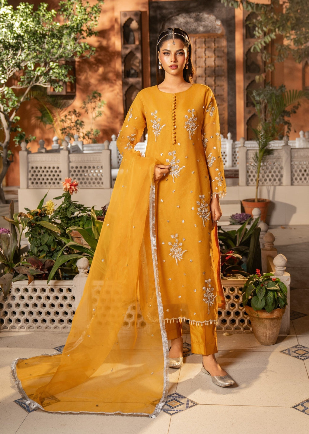 Maira Fashion Yellow Kurta Set 14 Women 3pcs