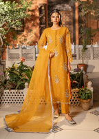 Maira Fashion Yellow Kurta Set 14 Women 3pcs