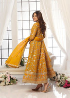 Al-Harir Apparel Rehana Mustard Women 3pcs