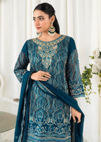 Four Season Boutique BAARISH BLUE Women 3pcs