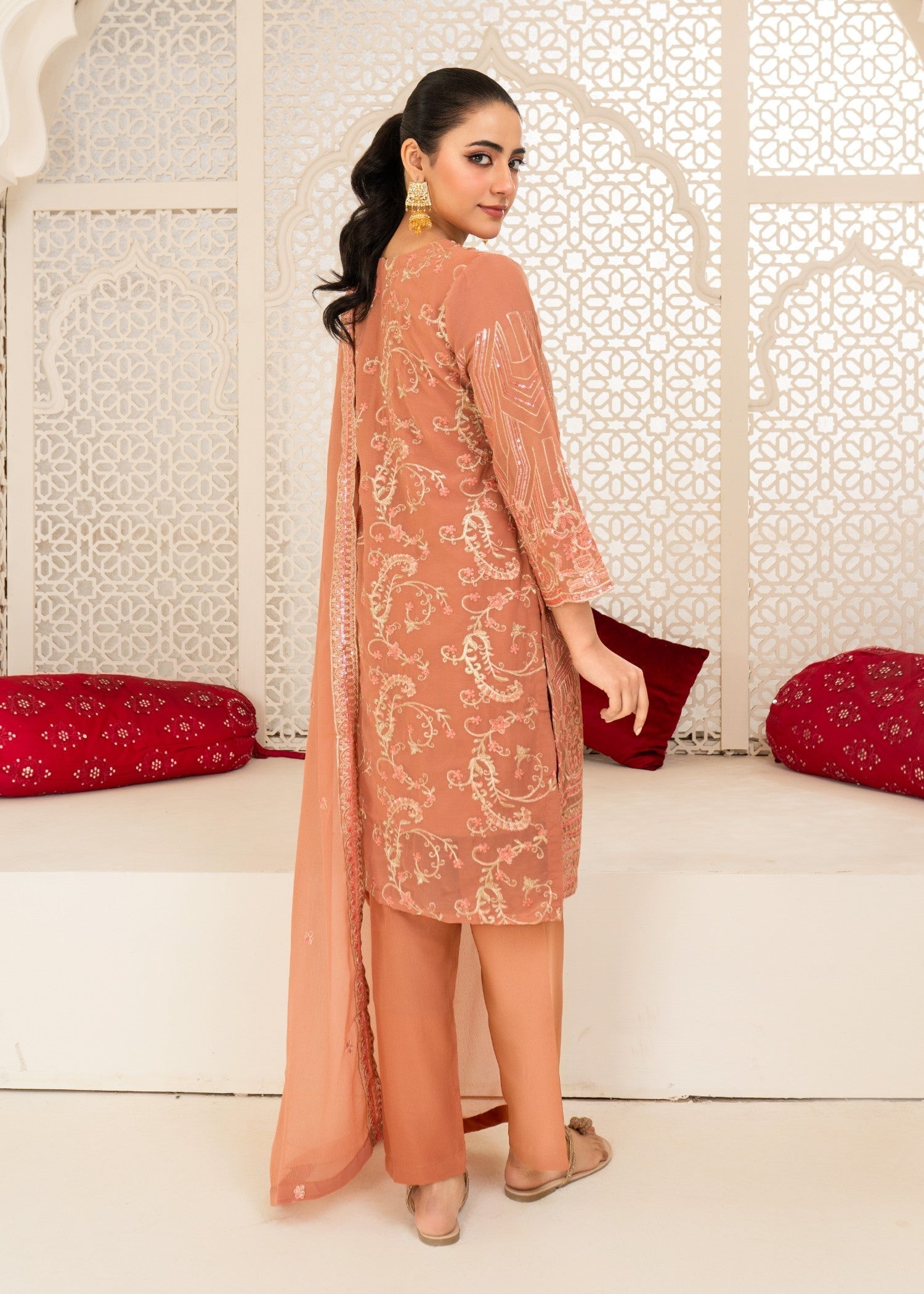 Four Season Boutique BAARISH PINK Women 3pcs