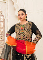 Four Season Boutique DUR E FISHAN GARRARA BLACK Women 3pcs