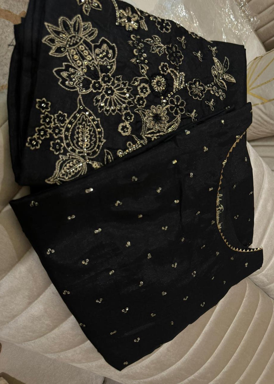 Suits By Sadia Black love Women 3pcs