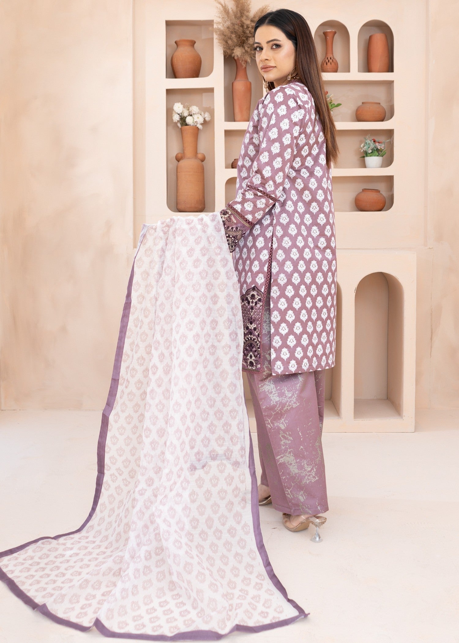 Rangoon Clothing Gulnera Lilac Women 3pcs