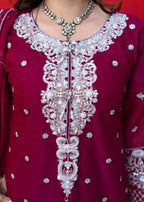 Rangoon Clothing Zehra HotPink Women 3pcs