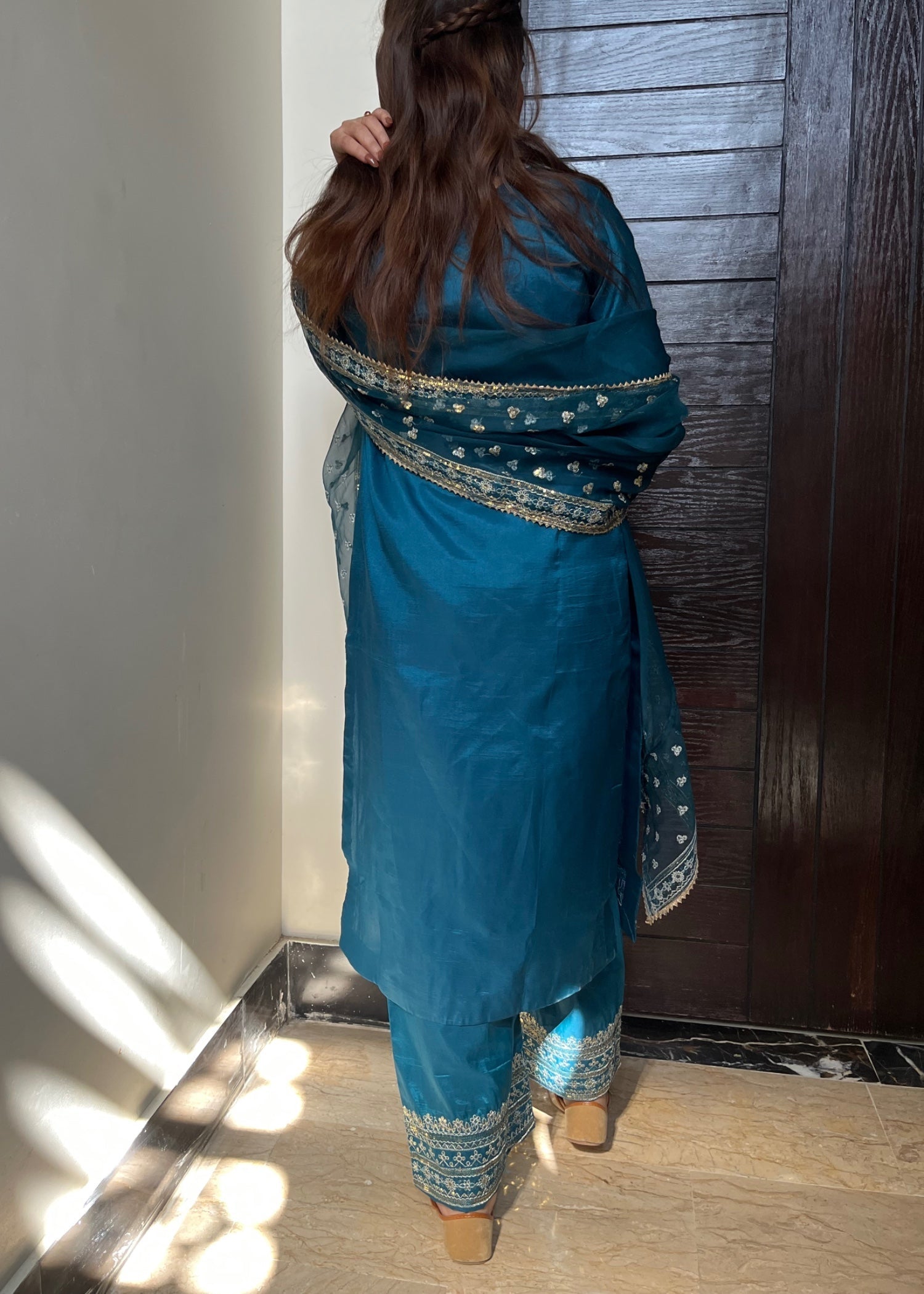 Suits By Sadia Flower kattan zinc Women 3pcs