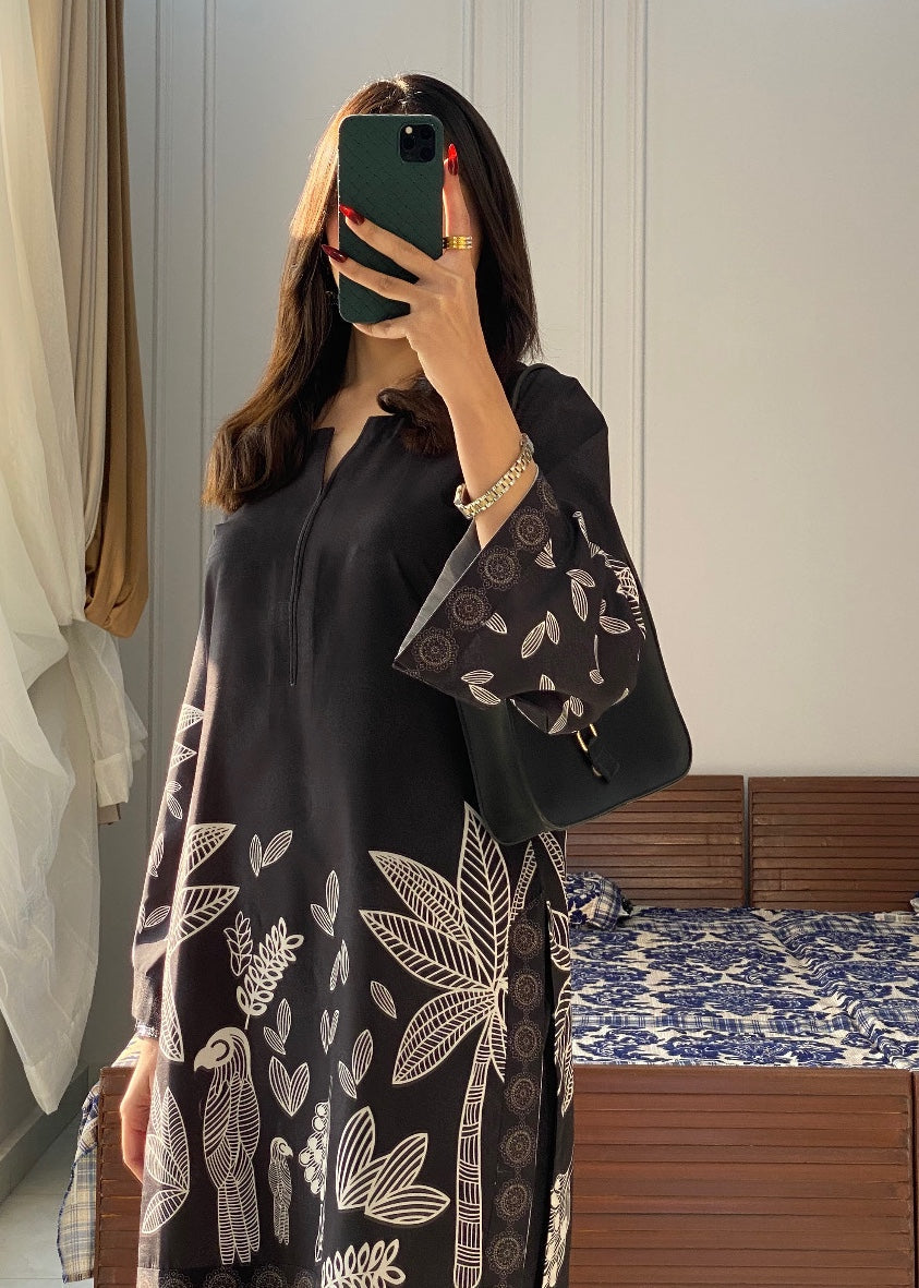 Ayesha B black (jabeen) Women 2pcs