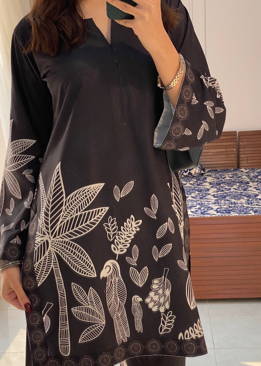 Ayesha B black (jabeen) Women 2pcs