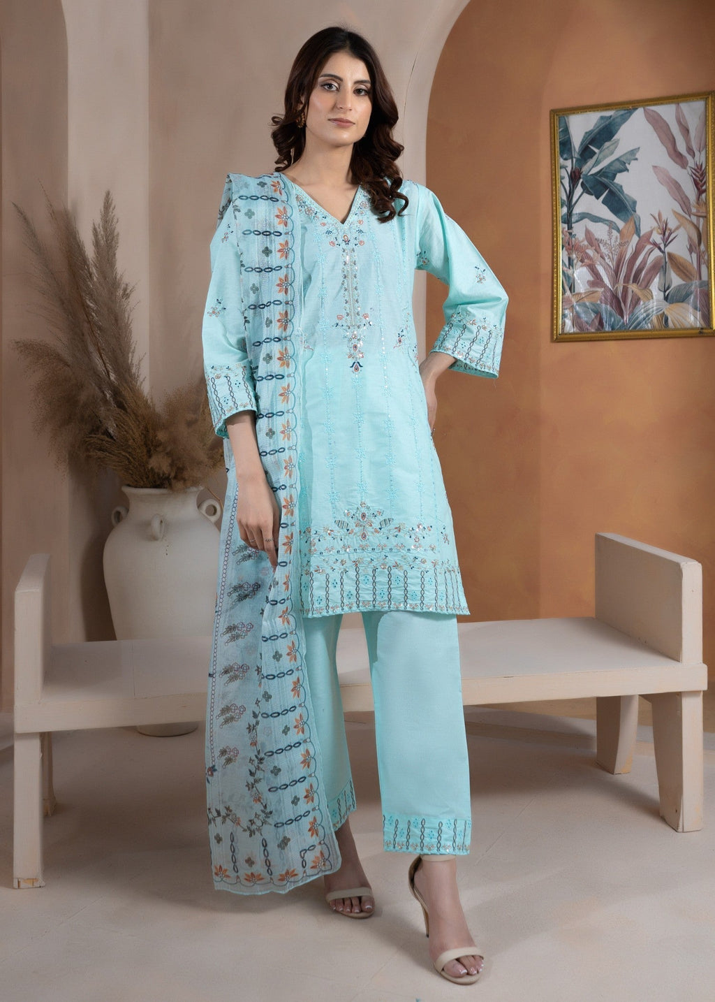 Rangoon Clothing Malaika Sky Women 3pcs