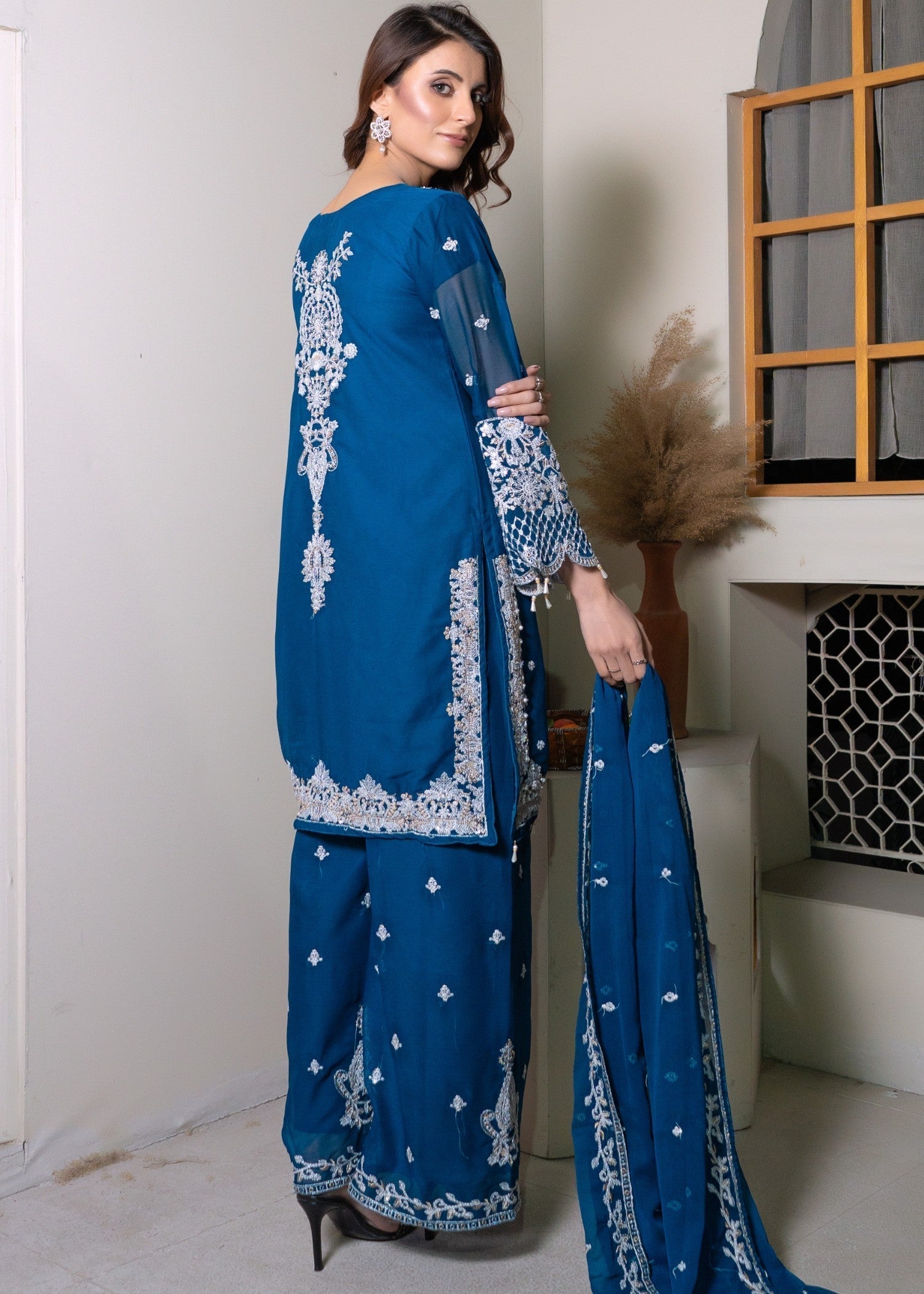Rangoon Clothing Zehra peacock Women 3pcs
