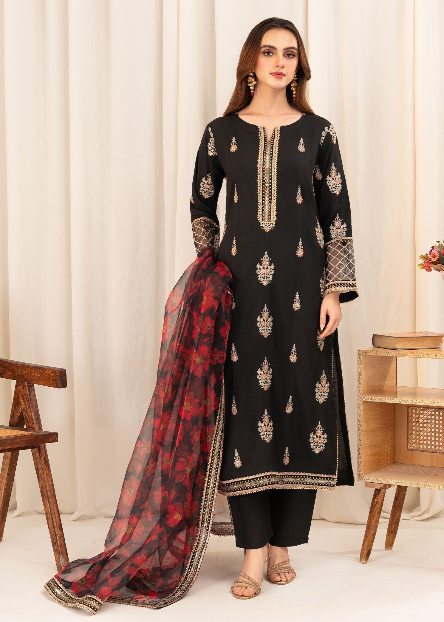 Momin Online Noor001 Women 3pcs