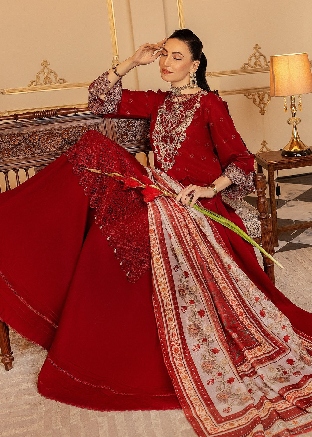 Meem Designs ROYAL RED Women 3pcs