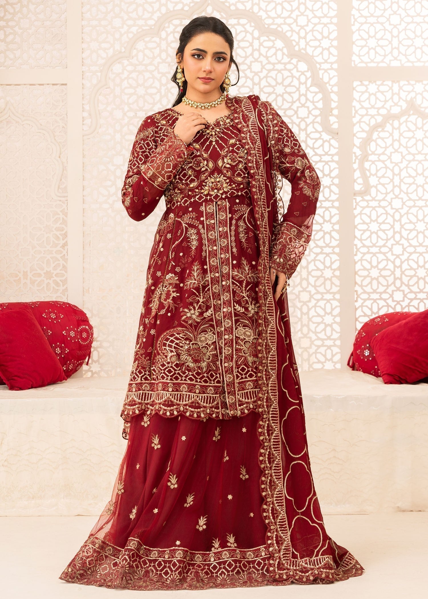 Diara Couture CRIMSON MAJESTY PSSL 01 05 Women 3pcs