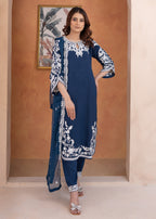 Rangoon Clothing Parisa Blue Women 3pcs