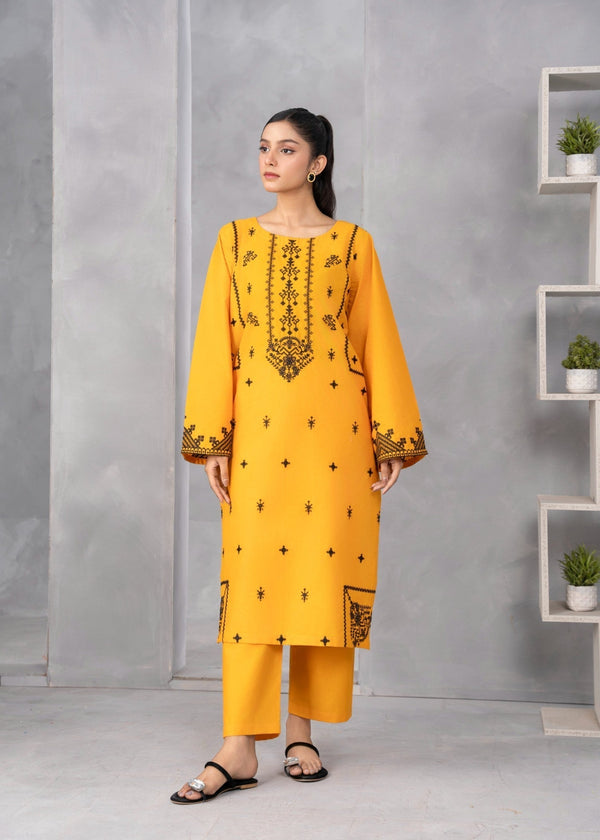 Abeera Art No. AB 66 – Delicate Grace: Cotton Embroidered Suit Women 2pcs