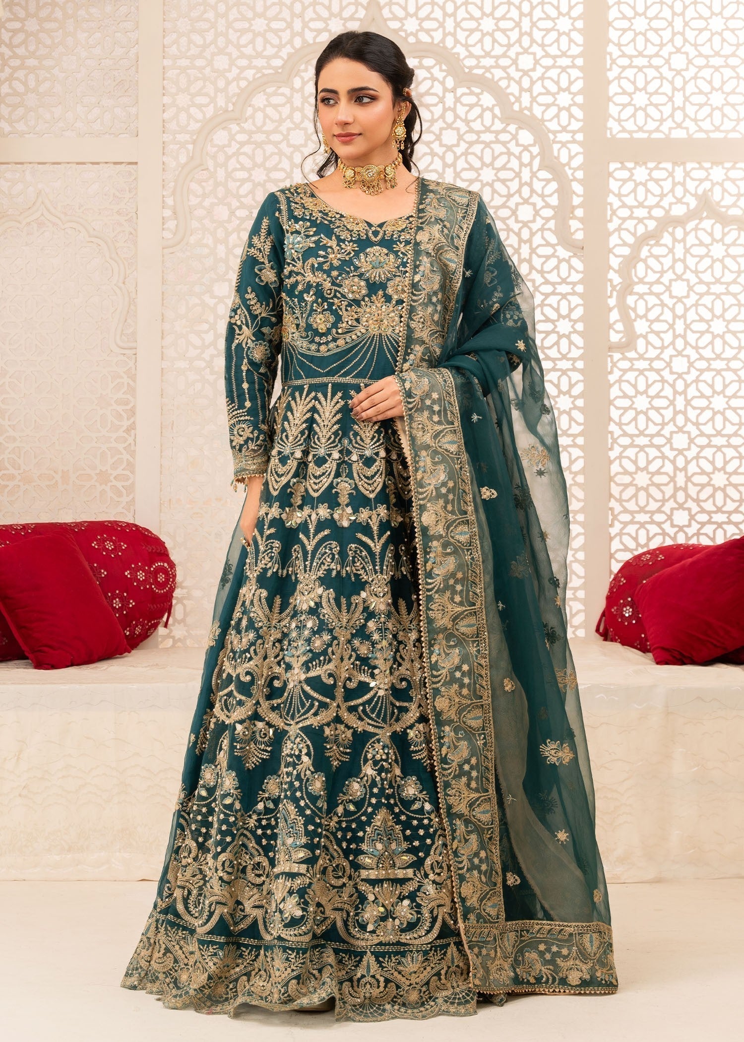 Diara Couture ARLYN WC 2 01 TEAL GREEN Women 3pcs