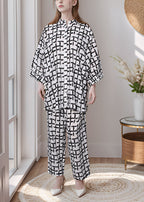 Polkadots Stylish White Printed Suit 14367HG Women 2pcs