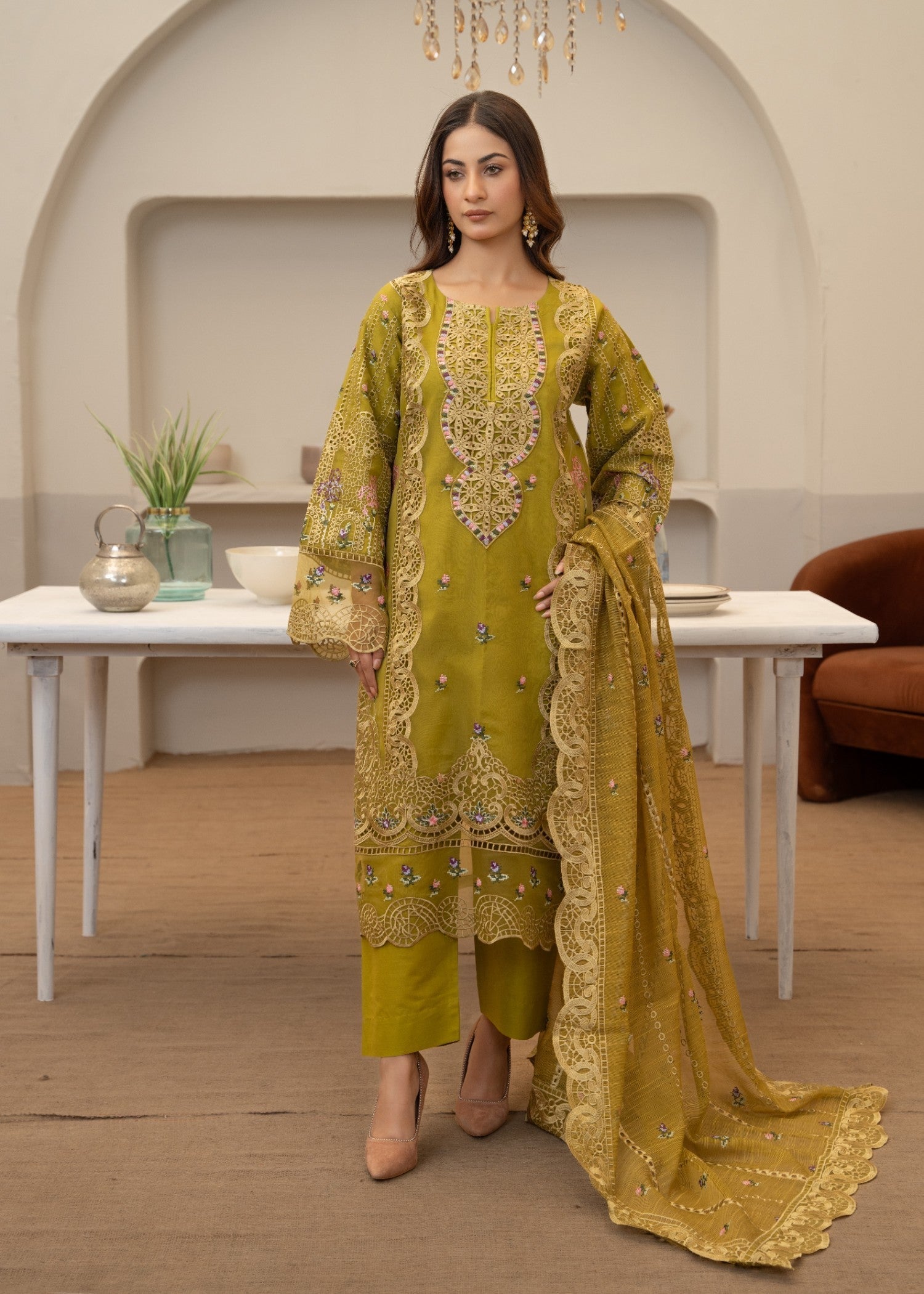 Waniya Awais WAL 02 Lawn Stitched Women 3pcs