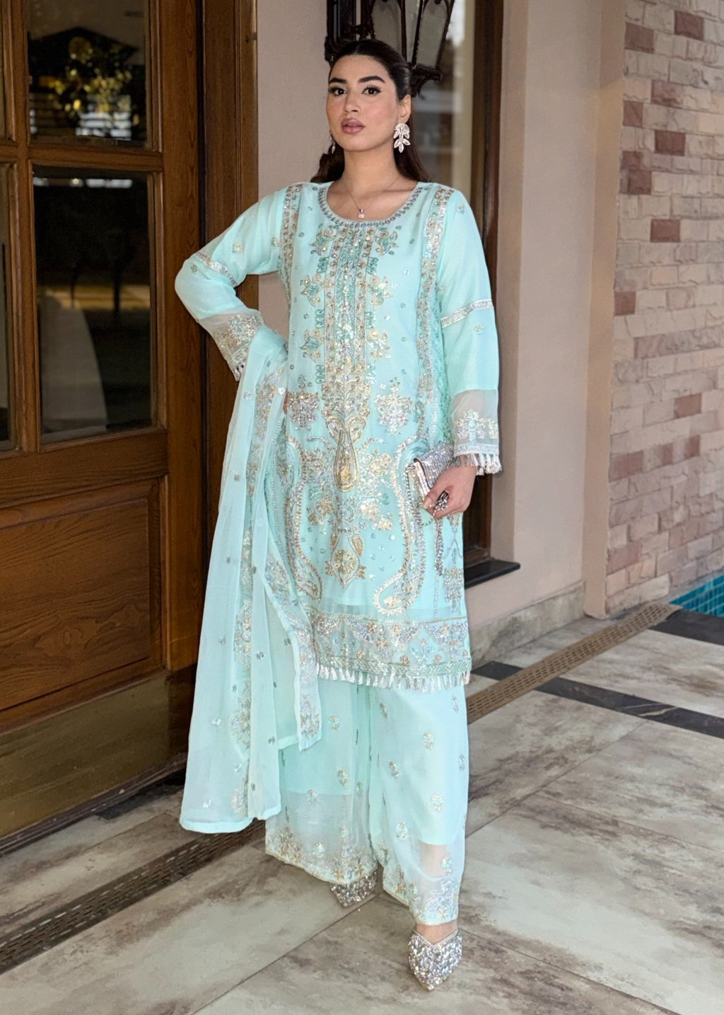Four Season Boutique AIMAN ICEBLUE Women 3pcs