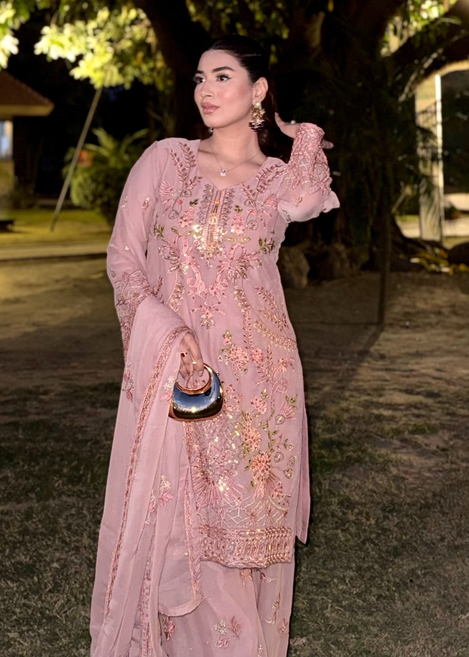 Four Season Boutique PINEAPPLE CHIFFON PINK Women 3pcs
