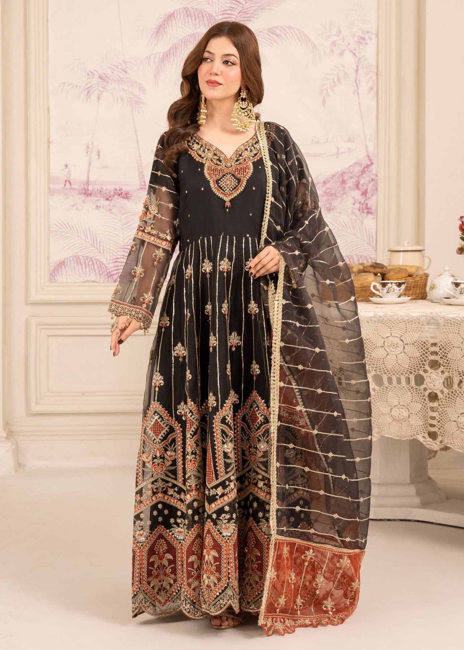 Diara Couture AAIRA US 598 BLACK Women 3pcs