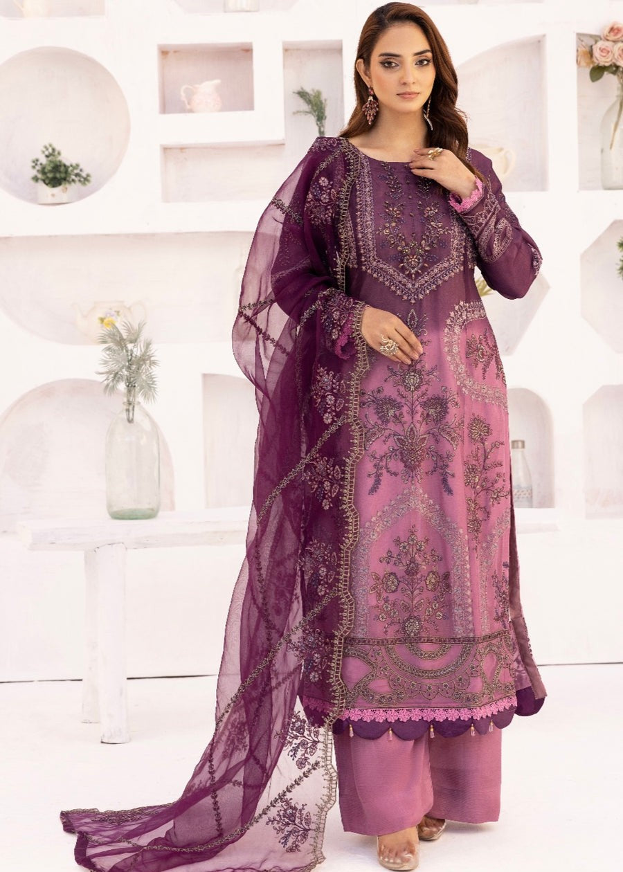 Pehnawa Fashion MAUVE TYE DYE Women 3pcs