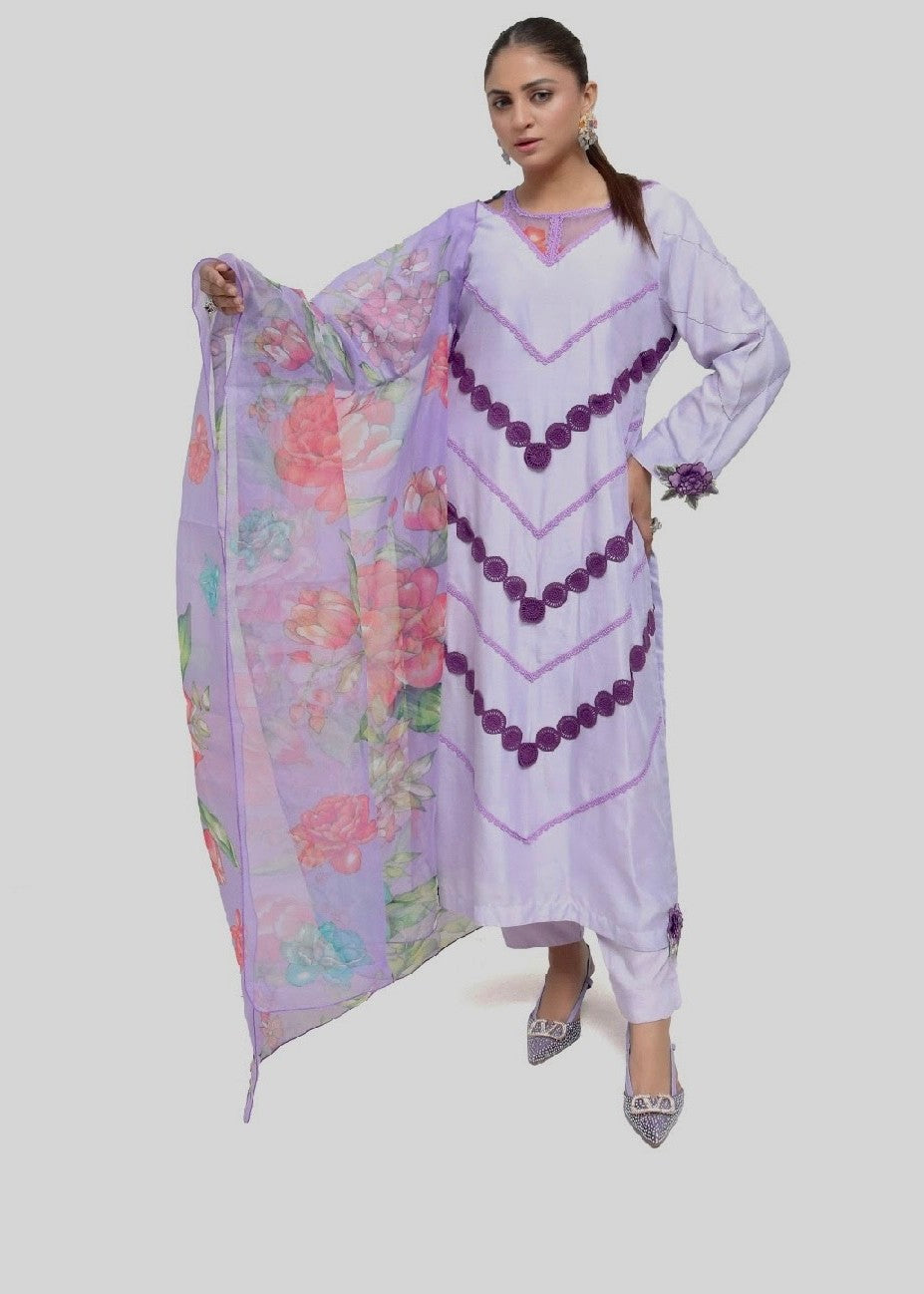 Muscat by Adeela Lavender Women 3pcs