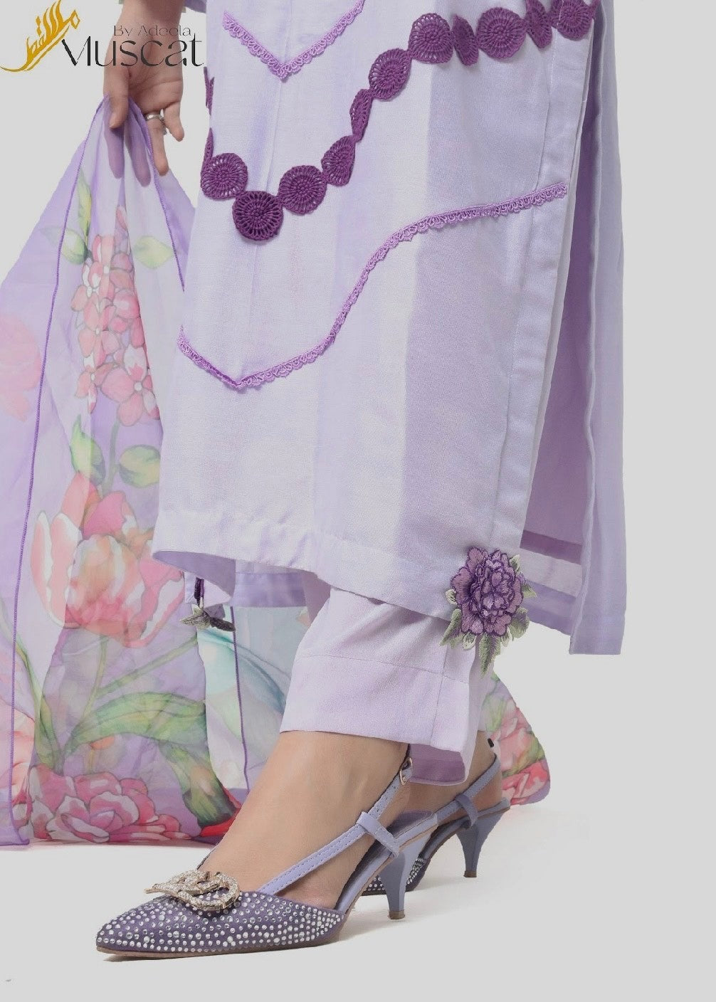 Muscat by Adeela Lavender Women 3pcs