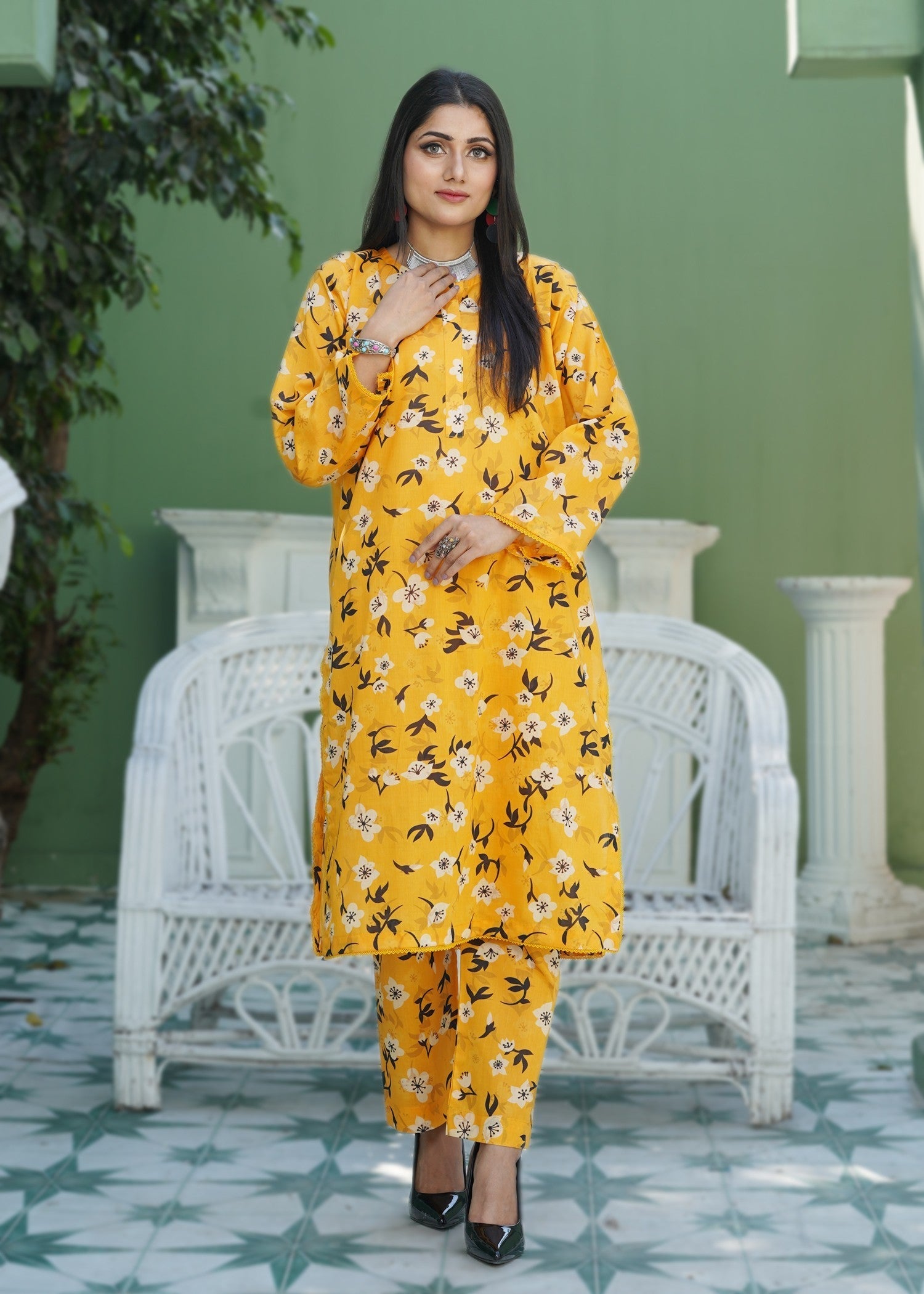 Ayesha'S Attire Topaz Printed Women 2pcs