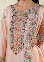 Muntaha By Shanzay Roohi peach Women 3pcs