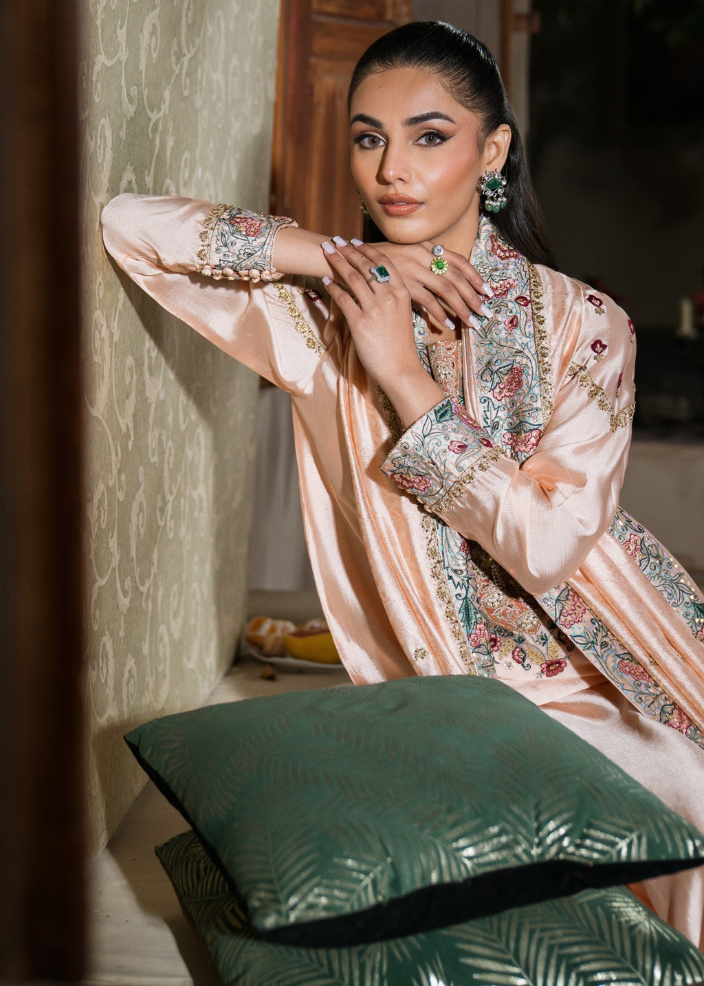 Muntaha By Shanzay Roohi peach Women 3pcs