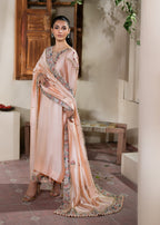 Muntaha By Shanzay Roohi peach Women 3pcs