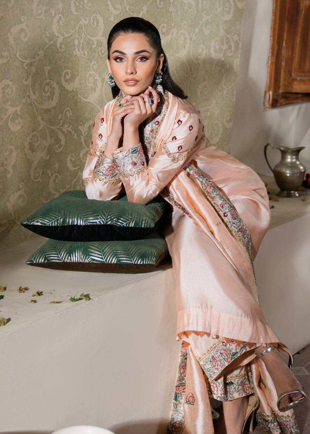 Muntaha By Shanzay Roohi peach Women 3pcs