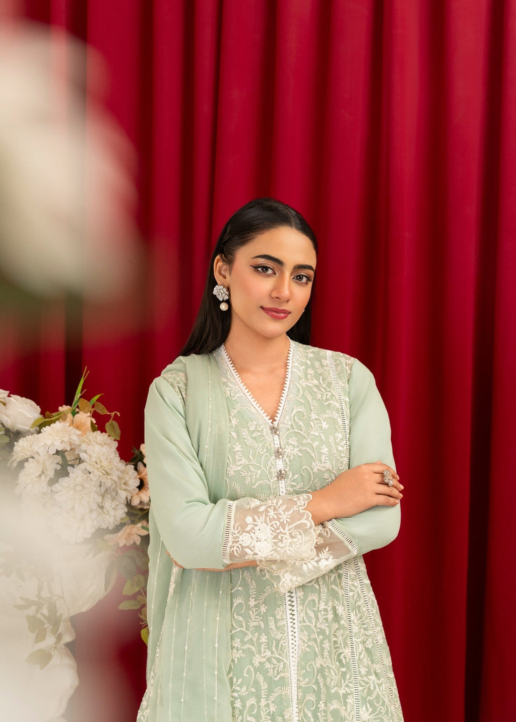 Manahils K 113 MINT GREEN Women 3pcs