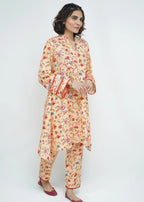 Amna Ali Nawaz Co Ord Set Khaddar AROMA (Frock) Women 2pcs