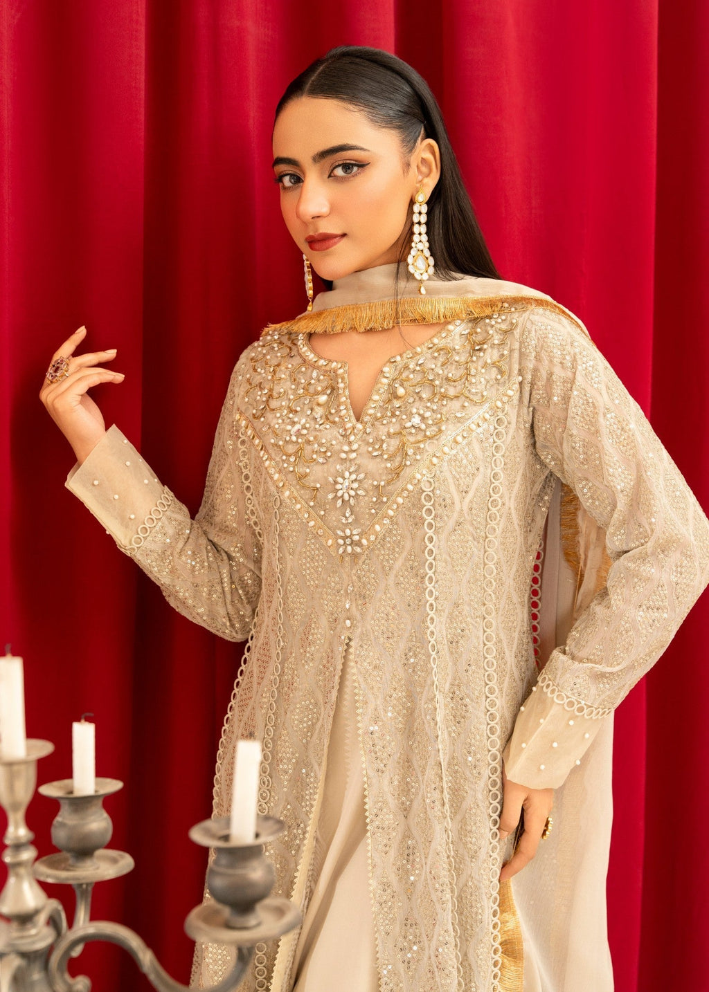 Manahils K 136 BEIGE Women 3pcs